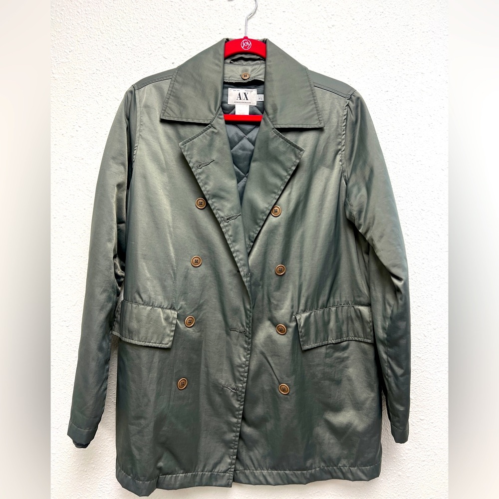 ARMANI EXCHANGE size xs jacket green
